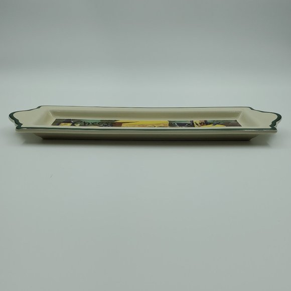 Papel Giftware Cheese Plate Cracker Serving Dish Relish Tray - Picture 6 of 8